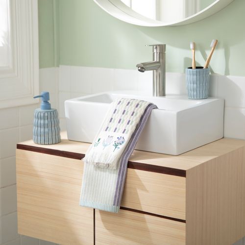 Set 2 Toallas de Algodón Visita Bordado 400 gsm 30x45/40x70 cm