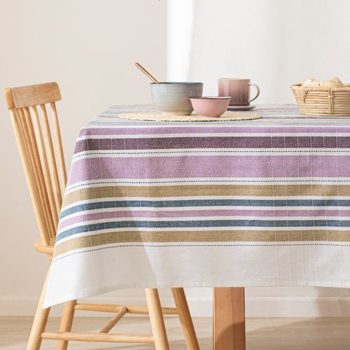 Mantel de Algodón a Rayas