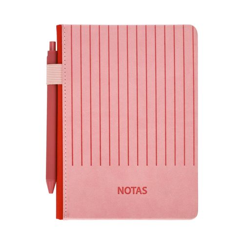 Libreta con Lapicero y 96 Hojas con Líneas 13,5x1,9x18,5 cm