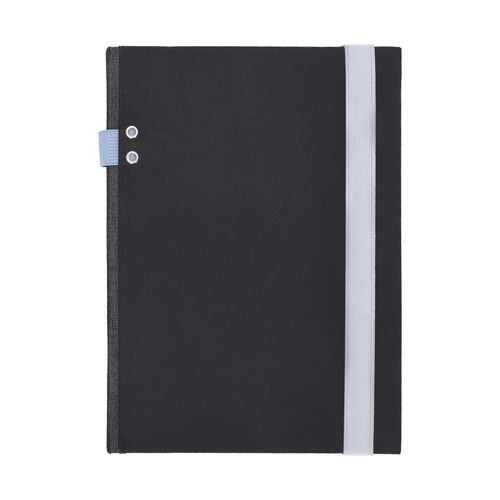 Libreta de Tela con Porta Lapicero y 176 Hojas Puntos 15x2x21 cm