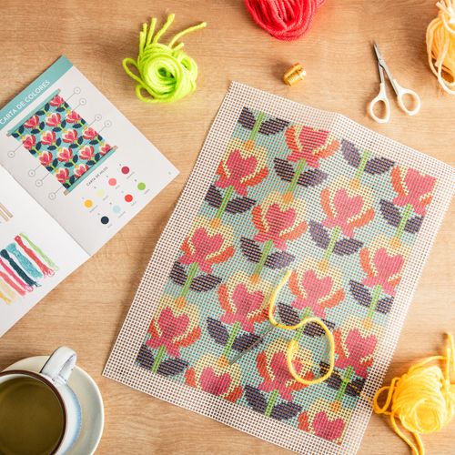 Set Cuadro Telar para Bordar 23 x 29 cm