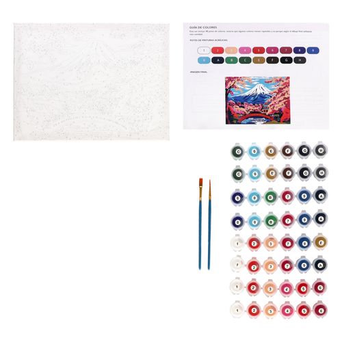 Set Bastidor y Materiales para Pintar 30 x 40 cm