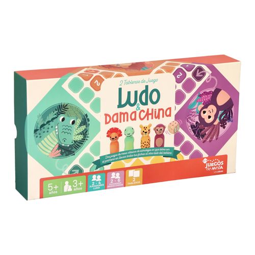 Juego Ludo y Dama China 26x5,5x20,5 cm