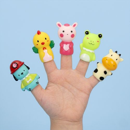 Set 5 Títeres de Dedo para baño