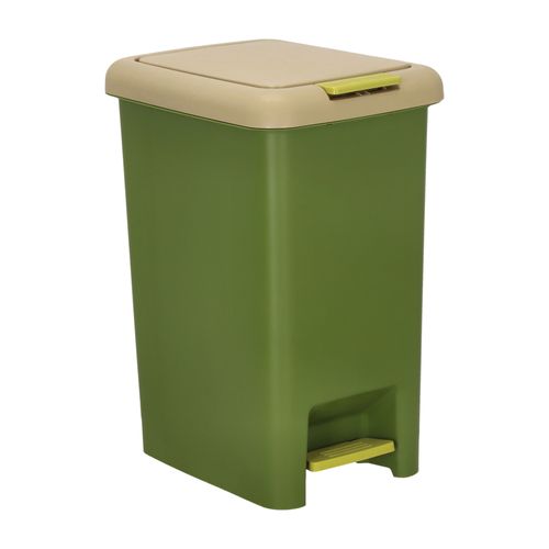Basurero de Plástico con Pedal 15 L 31x22x38,5cm