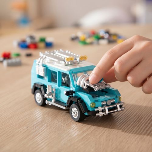 Armable Plastibloque "Automóvil Todo Terreno"