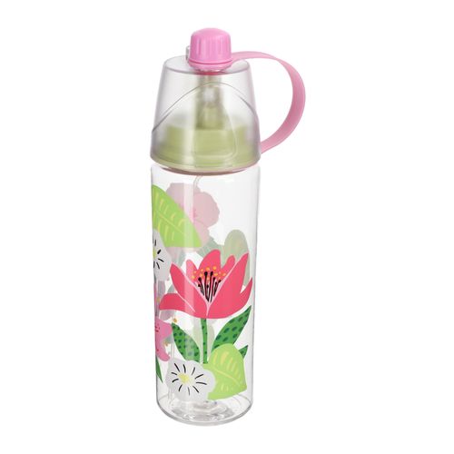 Botella de Agua Tritan con Atomizador 580 ml