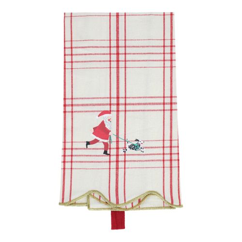 Paños de Cocina con Tejeduría Navidad