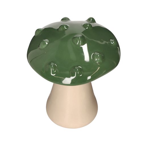 Adorno de Cerámica con Forma de Hongo 17 cm