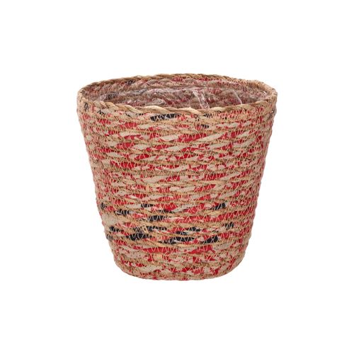 Porta Maceta de Fibra natural 17 x 16 cm