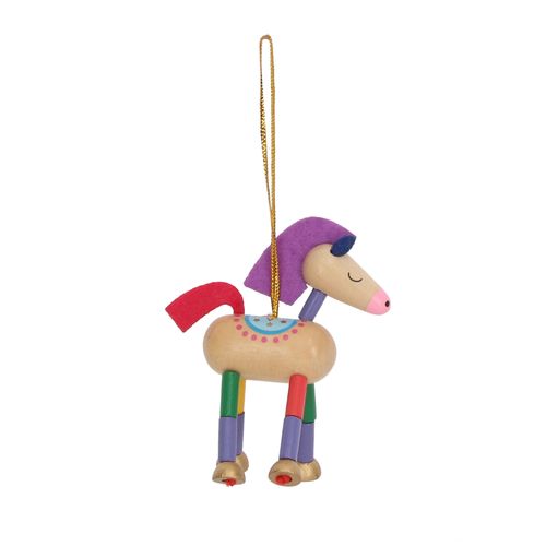 Adorno de Madera Decorativo 6,5x4,2x7,8 cm